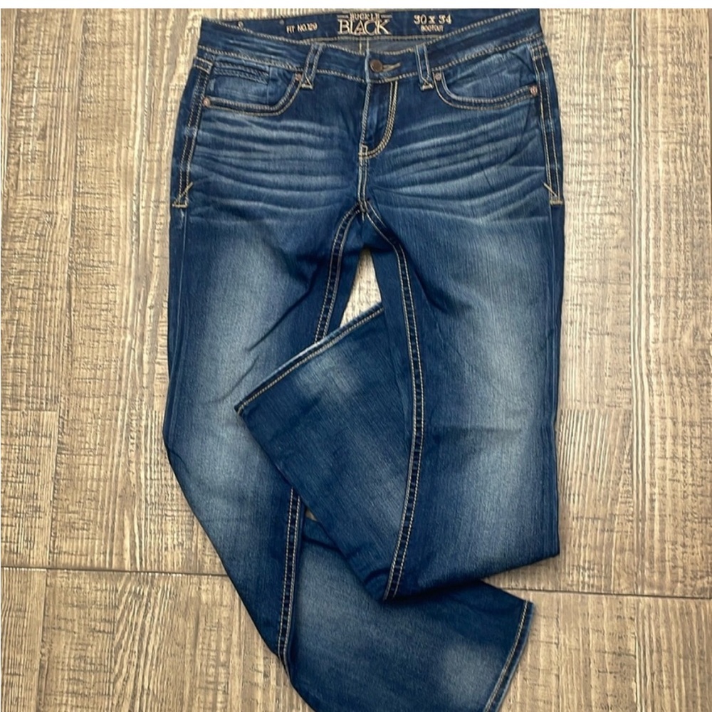 Buckle Black Jeans